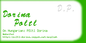 dorina poltl business card