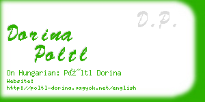 dorina poltl business card